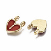 Alloy Enamel Charms ENAM-T012-02I-RS-3