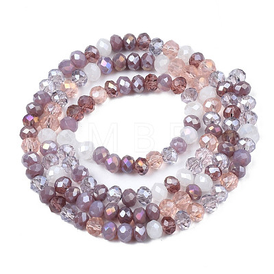 Opaque Glass Beads Strands GLAA-T006-07-A08-1