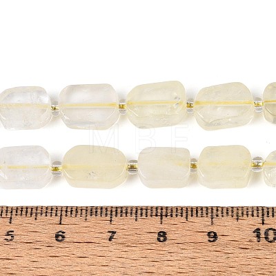 Natural Lemon Quartz(Heated) Beads Strands G-T138-26A-05-1