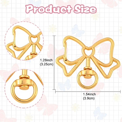 10Pcs Alloy Swivel Lobster Clasps FIND-YW0007-79-1