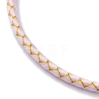 Polyester Cord Braided Bracelet Makings MAK-Z003-01P-23-1