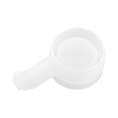 Flat Round with Handle DIY Silicone Candlesticks Molds LS-SIMO-G010-02B-1