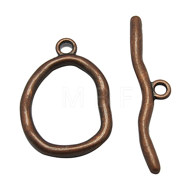 Alloy Toggle Clasps LS-PALLOY-G013-R-1