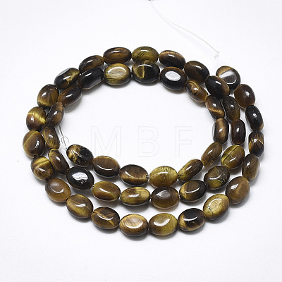Natural Tiger Eye Beads Strands G-S357-B01-1