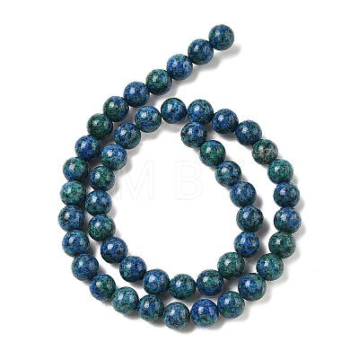 Natural Sesame Jasper/Kiwi Jasper Beads Strands X-G-L614-A01-01-1