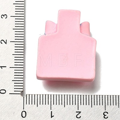 Electroplate Opaque Resin Cabochons RESI-S10-03F-1