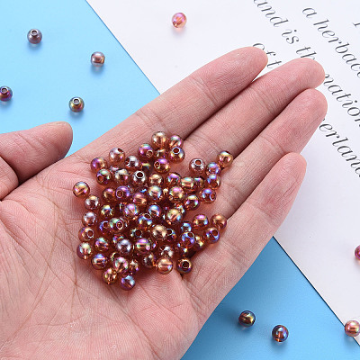 Transparent Acrylic Beads LS-MACR-S370-B6mm-765-1