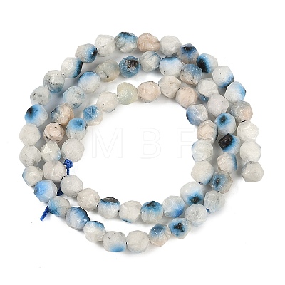 Natural Blue Ice Glacierite Stone Beads Strands G-B092-A01-01-1