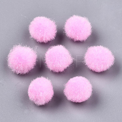 DIY Doll Craft Pom Pom Yarn Pom Pom Balls AJEW-S006-10mm-17-1