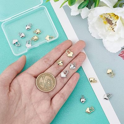 SUPERFINDINGS 16Pcs 4 Style Rack Plating Real 18K Gold Plated Brass Pendants KK-FH0003-96-1