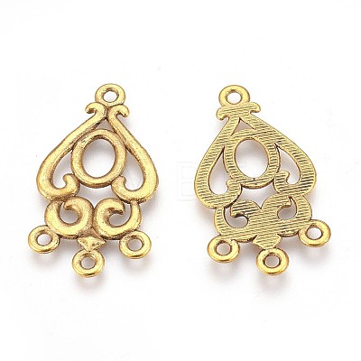 Alloy Teardrop Chandelier Component Links LS-PALLOY-EA9733Y-AG-1