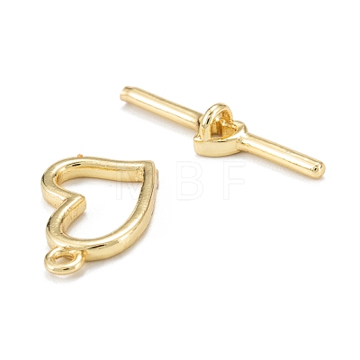 Brass Toggle Clasps KK-C216-16G-1