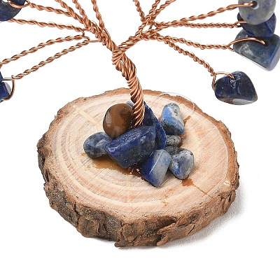 Natural Lapis Lazuli Chips Tree of Life Decorations GG-CBAEDF6-01J-1