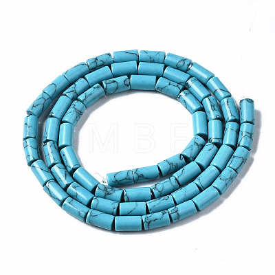 Synthetic Turquoise Beads Strands G-S366-076A-1