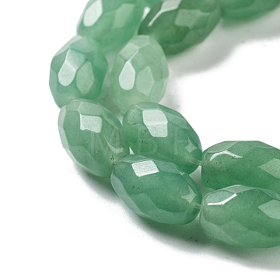 Natural Green Aventurine Beads Strands G-P520-C12-01-1