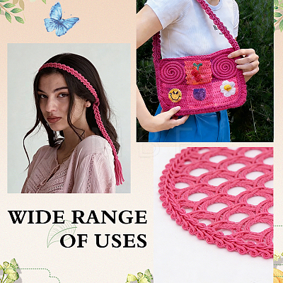 2Bags Polyester Lace Trim OCOR-ME0001-84J-1
