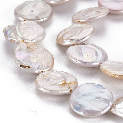 Natural Keshi Pearl Beads Strands PEAR-S018-04D-1