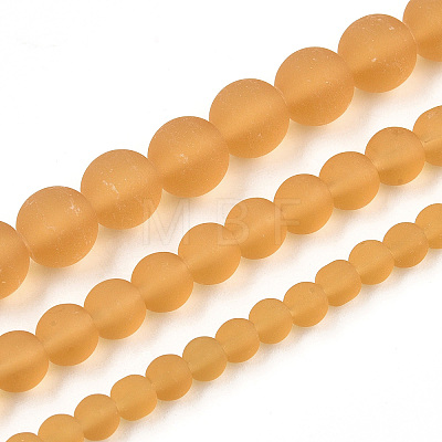 Transparent Glass Beads Strands LS-GLAA-T032-T4mm-MD08-1