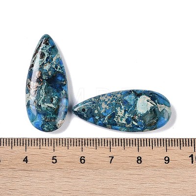 Dyed Synthetic Imperial Jasper Pendants G-P529-07D-1