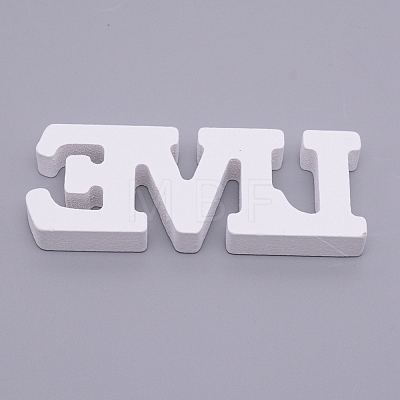 MDF Board Letters for Wall Home Party Decorations DJEW-WH0007-50-1
