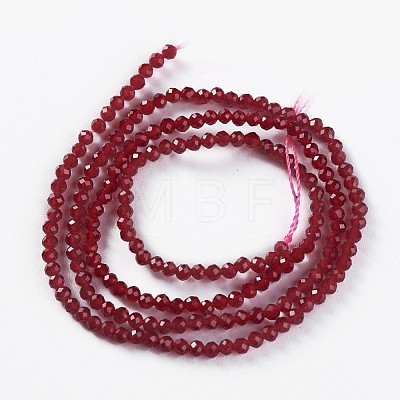 Glass Beads Strands X-EGLA-E057-02B-14-1