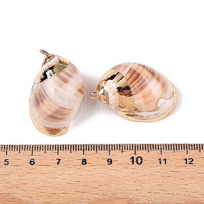 Natural Sea Shell Pendants SSHEL-N038-51-1