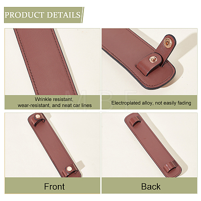   4 Sets 4 Colors Imitation Leather Bag Handle Wraps FIND-PH0017-24-1