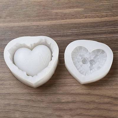 Heart with Rose DIY Storage Box Silicone Molds DIY-G099-01B-1