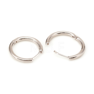 Brass Huggie Hoop Earrings KK-D160-55P-1