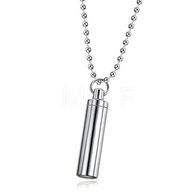 Non-Tarnish 316L Surgical Stainless Steel Perfume Bottle Pendants BOTT-PW0001-004A-P-1