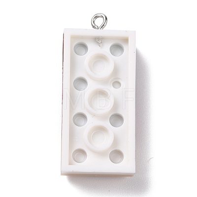 Resin Pendants RESI-E017-D05-1