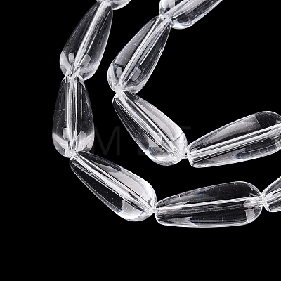 Transparent Glass Beads Strands GLAA-Q113-03A-A01-1