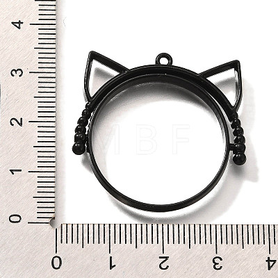 Alloy Open Back Bezel Pendants PALLOY-I223-06EB-1