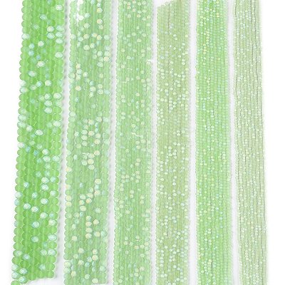 Transparent Glass Beads Strands LS-EGLA-A044-T3mm-MB09-1