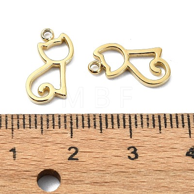 304 Stainless Steel Charms STAS-L022-358G-1
