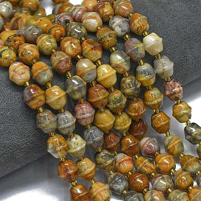 Natural Crazy Agate Beads Strands G-K389-D04-01-1