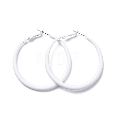 Alloy Big Hoop Earrings for Women EJEW-M201-01F-1