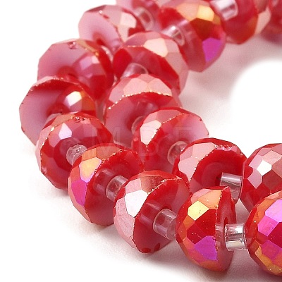 AB Color Plate Glass Beads Strands EGLA-P051-02A-B03-1