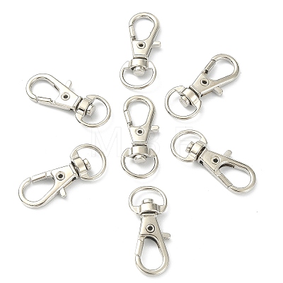 10Pcs Alloy Swivel Lobster Claw Clasps PALLOY-CJ0002-68-1