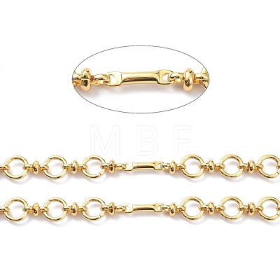 Brass Bar Link Chains CHC-D028-13G-1