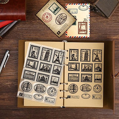 PVC Plastic Clear Stamps DIY-WH0631-0137-1