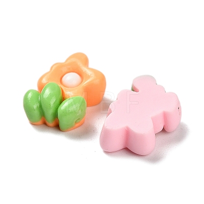 Opaque Resin Cabochons RESI-I068-01A-03-1