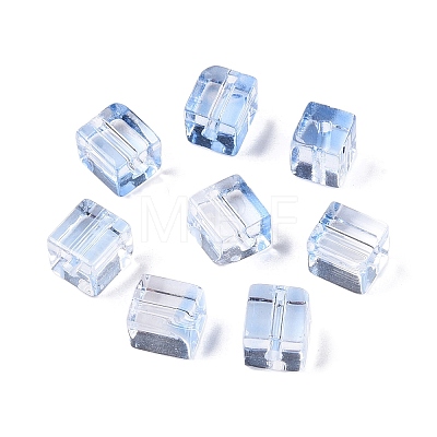 Baking Paint Transparent Glass Beads X1-DGLA-N005-01A-03-1