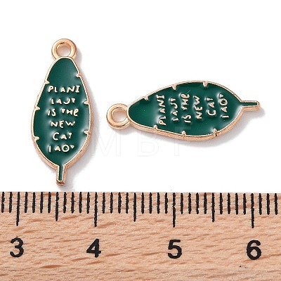 Alloy Enamel Pendants ENAM-O001-04A-G-1