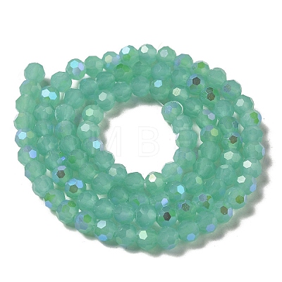 Imitation Jade Glass Beads Strands EGLA-A035-J6mm-L10-1
