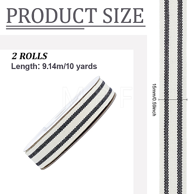 Cotton Ribbons OCOR-WH0008-076A-1