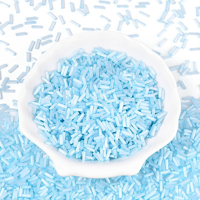 Glass Bugle Beads X-SEED-N007-28H-1