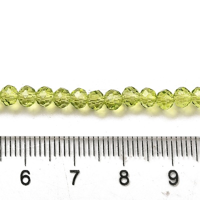 Transparent Baking Paint Glass Beads Strands DGLA-A034-T4mm-D05-1