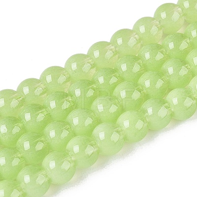 Acrylic Imitation Cat Eye Beads Strands OACR-Q197-01A-09-1