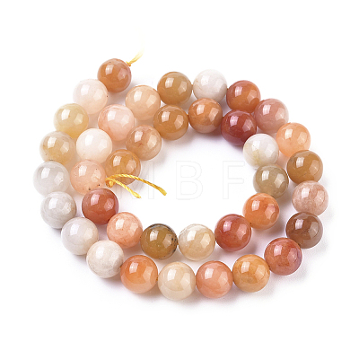Natural Jade Beads Strands G-L538-034-10mm-1
